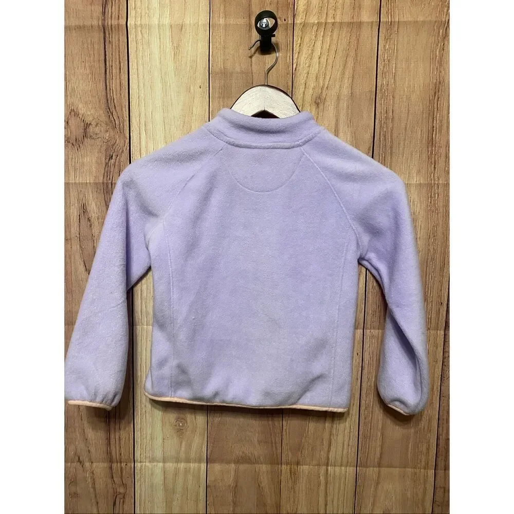 Nike 5-6 years Little Girls Full Zip Fleece Jacket light purple